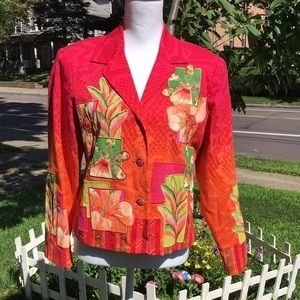 Nancy Bolen‎ City Girl pink/orange jacket
